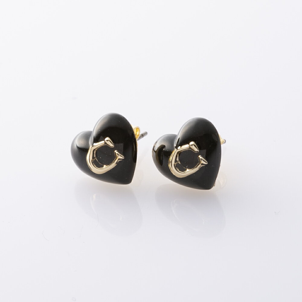 ڥեǡ10󥯡ݥۥ COACH ԥ RESIN HEART C STUD EARRING 37422706 GLD001 ...