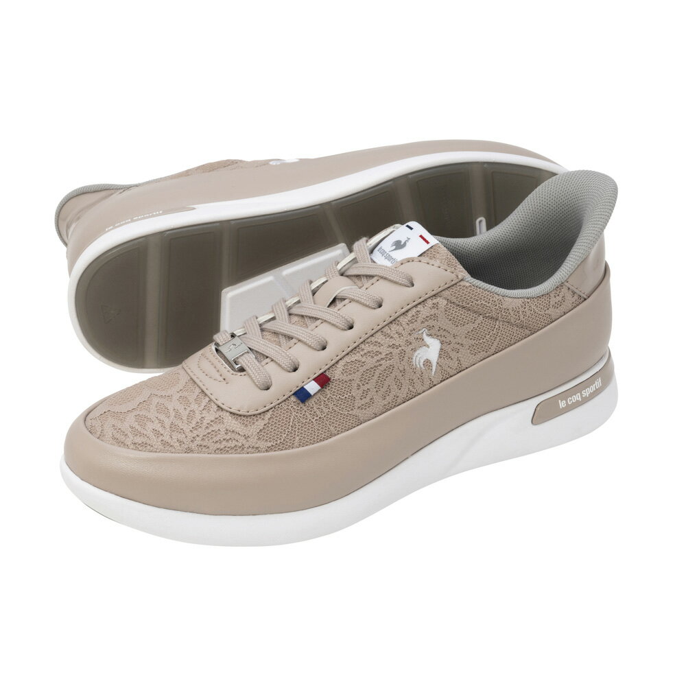 樂天商城 - ルコック le coq sportif レディーススニーカー LCS セーヴル II ワイド SI LU5FSN73LZ　 　フィットハウス