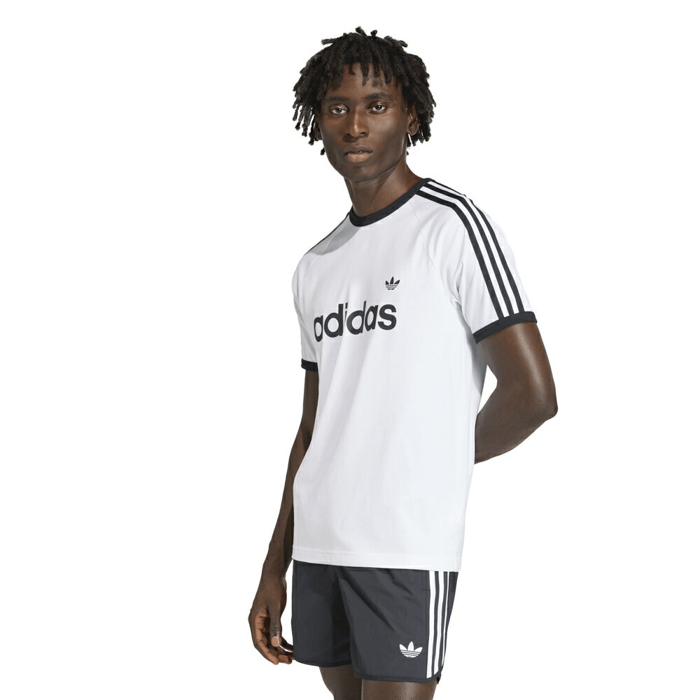 Rakuten - アディダスオリジナルス adidas originals メンズトップス スリーストライプス スリム リンガー Tシャツ KF0418　 　フィットハウス