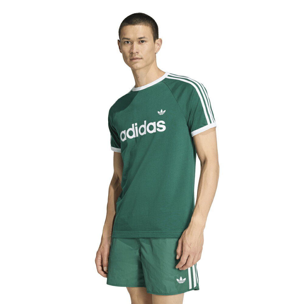 Rakuten - アディダスオリジナルス adidas originals メンズトップス スリーストライプス スリム リンガー Tシャツ KF0418　　フィットハウス