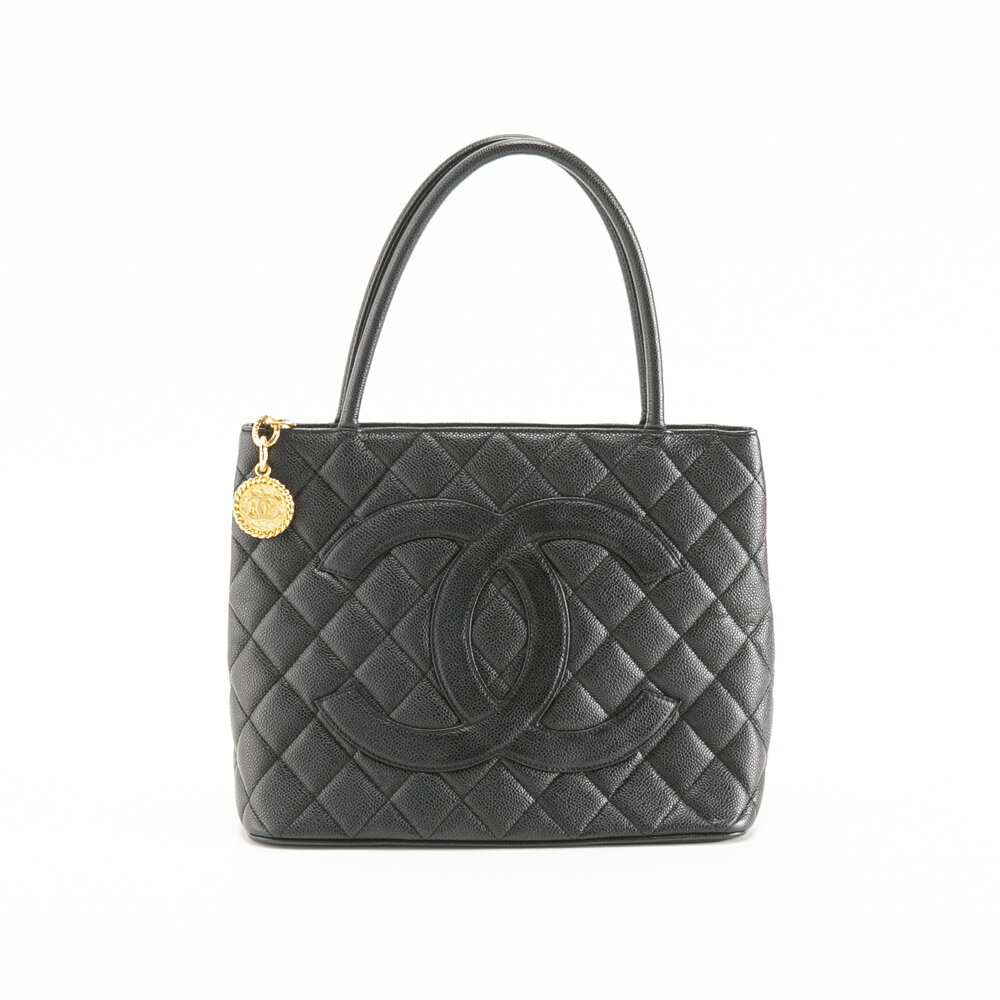CHANEL - 【お買い物マラソン期間中ポイント10倍】【ヴィンテージ・中古】シャネル CHANEL キャビアスキン 復刻 トートバッグ A01804　　フィットハウス