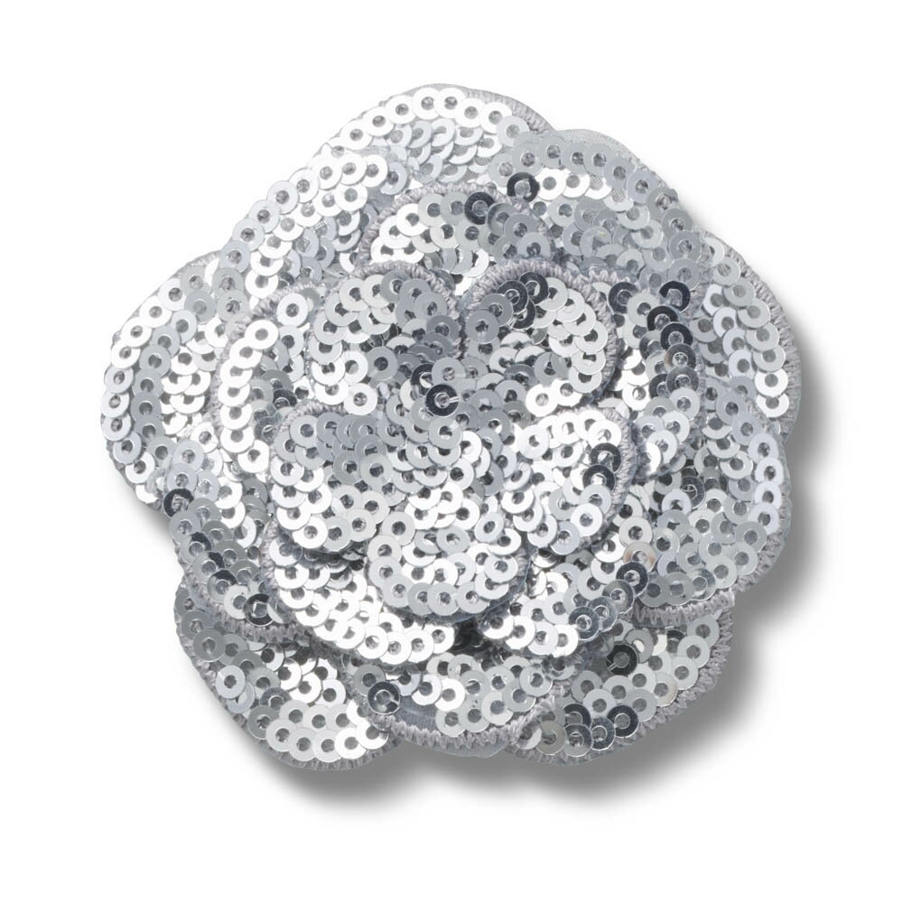 樂天商城 - クロックス CROCS シューズアクセサリー SILVER SEQUIN FLOWER シルバー スパンコール フラワー 10016593　　フィットハウス