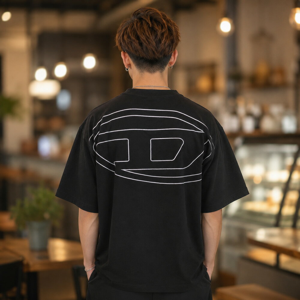 ディーゼル DIESEL メンズトップス T-BOGGY-MEGOVAL-D バックプリント A113020HGAM　 　フィットハウス