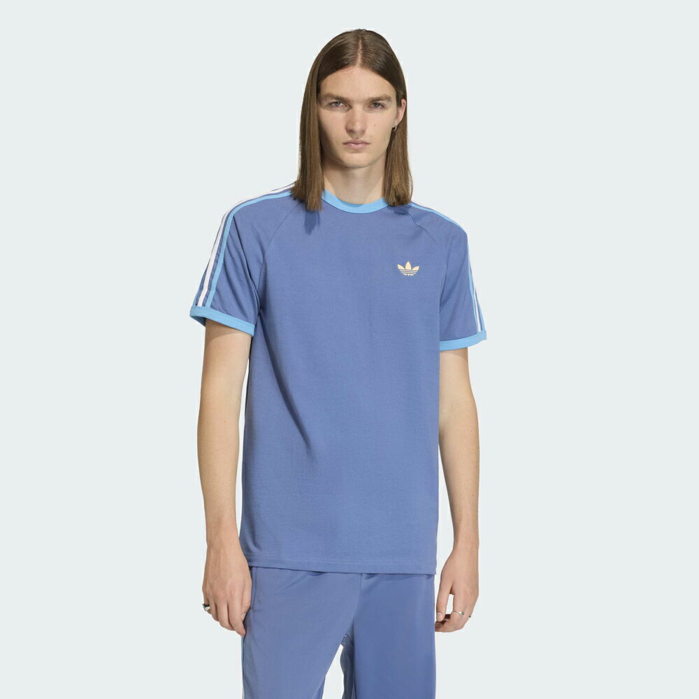 樂天商城 - アディダスオリジナルス adidas originals アディカラー スリーストライプ 半袖 Tシャツ クルーブルー KC8638　 　フィットハウス