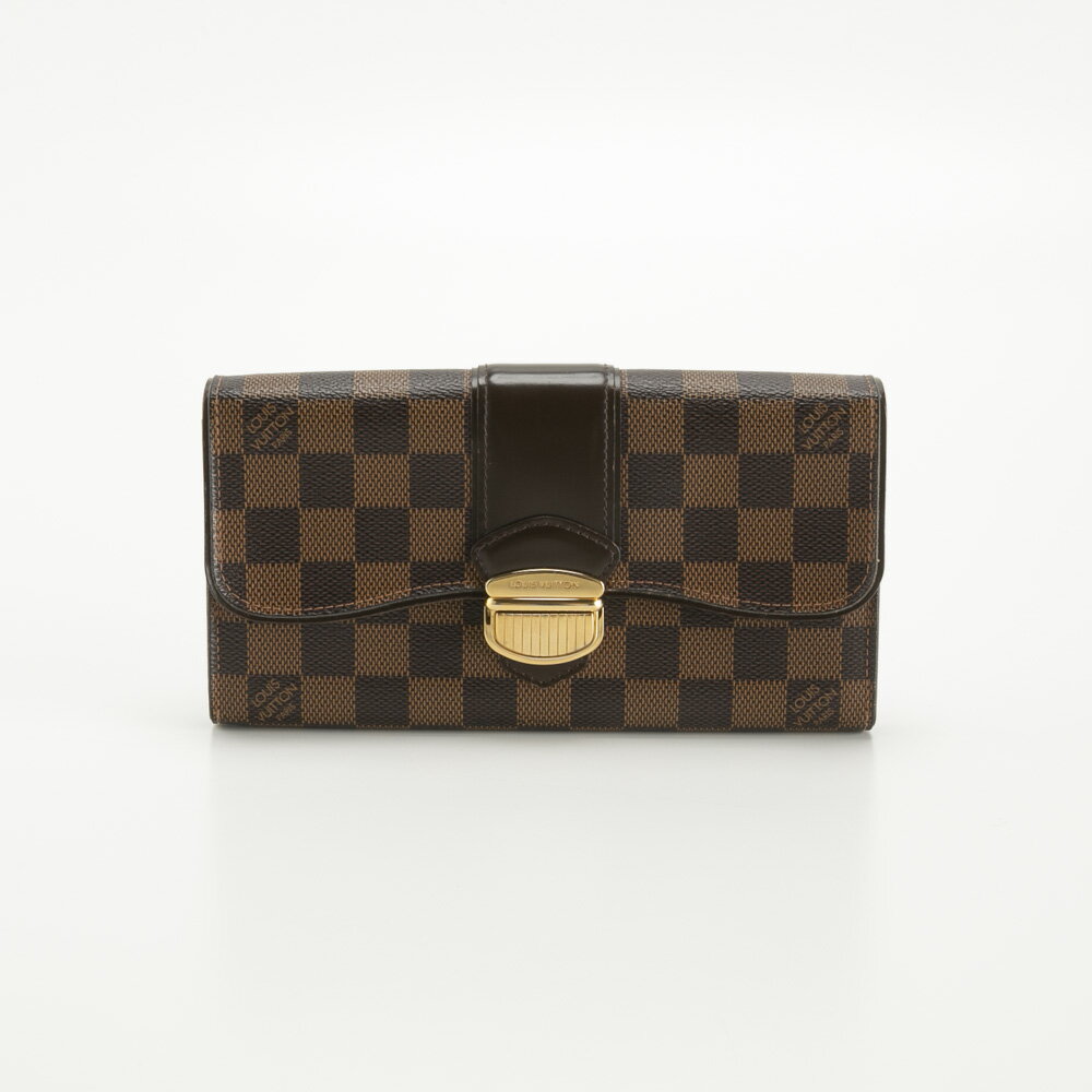 Rakuten - 【ヴィンテージ・中古】ルイ・ヴィトン LOUIS VUITTON 長財布 ダミエ ポルトフォイユ システィナ N61747　　フィットハウス