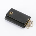 グッチ キーケース 【4月27日-4月29日限定★クーポン配布中】GUCCI グッチ GG MARMONT レザー6連キーケース 435305DJ20T/1000 ブラック　　フィットハウス