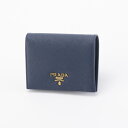 プラダ 折り財布　SAFFIANO　METAL　PRADA　1MV204　QWA　BLUETTE　　フィットハウス