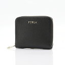 【4月27日-4月29日限定★クーポン配布中】FURLA フルラ BABYLONカーフラウンド折小銭 PR84-907856/ONYX ブラック　　フィットハウス