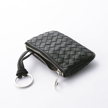 BOTTEGA VENETA ボッテガヴェネタ イントレソフトキーリング付キーポーチ 131232V0016/1259-BK ブラック ギフトラッピング無料 ラッキーシール対応