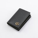 GUCCI グッチ GG MARMONTレザーカードケース 428737DJ20T/1000 ブラック　　フィットハウス