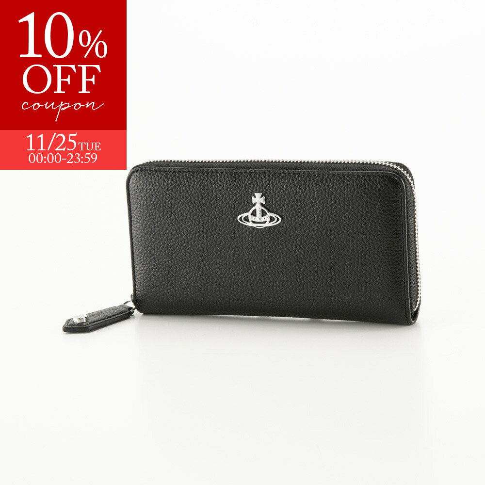 【ブラックフライデー期間中ポイント10倍】ヴィヴィアンウエストウッド Vivienne Westwood GRAIN ラウンド長財布 51060058W-S000D フィットハウス