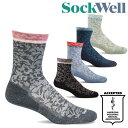 ソックウェル レディースプランター カッシュ クルー（足底筋膜炎対応ソックス）[SockWell]