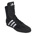 アディダス ボクシングシューズ adidas BOX HOG 2 ブラック（FX0561） [adidas martial arts] 筋トレ トレーニングシューズ その1