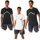 アシックス ドライプリント 半袖シャツ バスケTシャツ (L～2XLサイズ /メンズ)【23SS03】 asics アシックス バスケットボール バスケウェア トップス ウェア 練習 部活 ※返品 交換不可セール商品