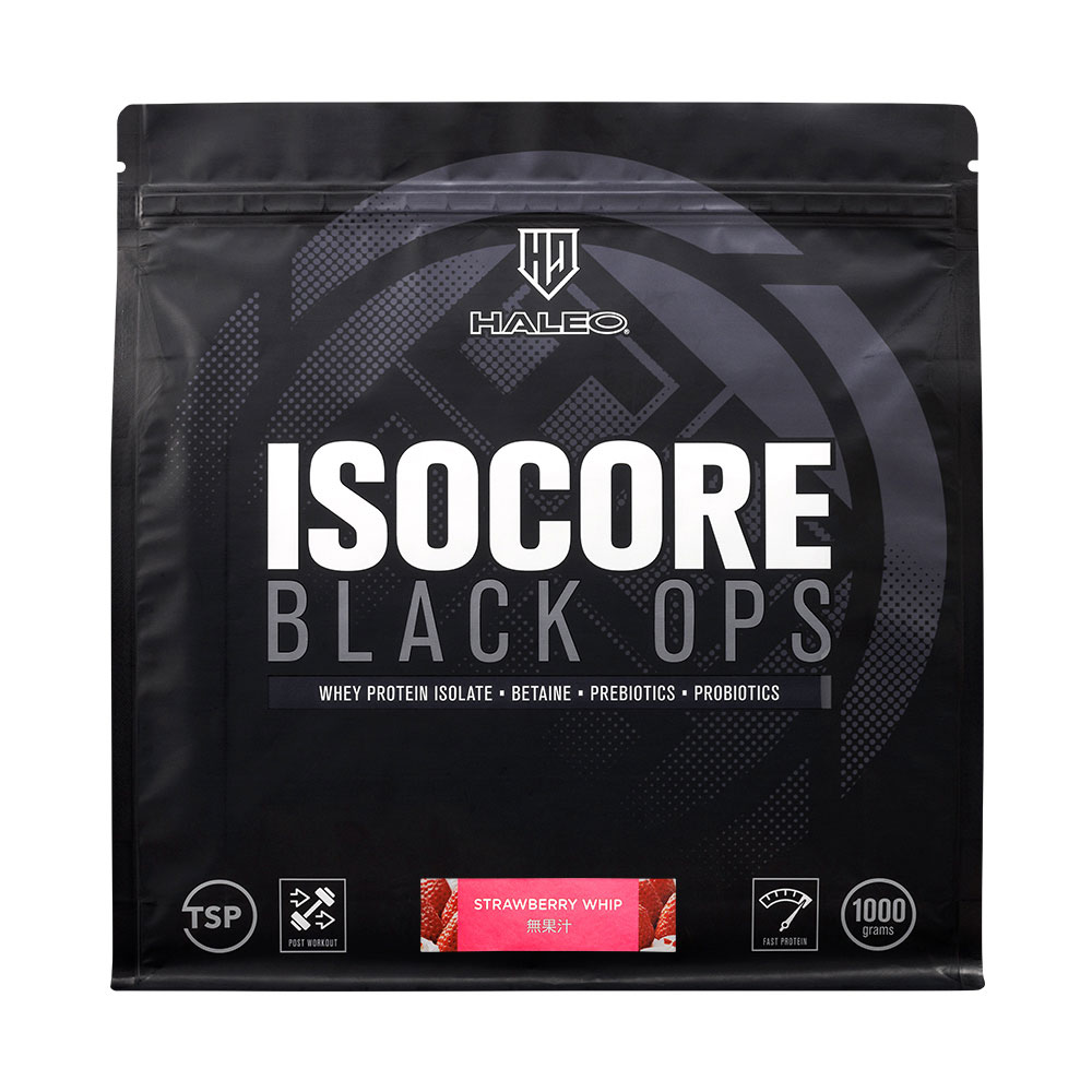 ハレオ アイソコアブラック ストロベリーホイップ（1kg）ISOCORE BLACK 