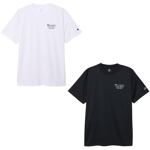 ショートスリーブ バスケ Tシャツ [Champion チャンピオン] (M・L・XLサイズ)【25SS03】ユニセックス バスケ 半袖シャツ 抗菌 防臭 吸汗速乾 スポーツ バスケットボール 練習 部活 トレーニング