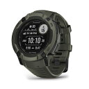 ガーミン インスティンク2X GARMIN Instinct2X Dual Power Moss モス [ 最新 正規品 ] トレイル トレラン マウント UTMF ウルトラ マラソン ランニング トライアスロン ゴルフ サイクリング スイミング サーフィン キャンプ 山 アウトドア スキー ランニングマシン