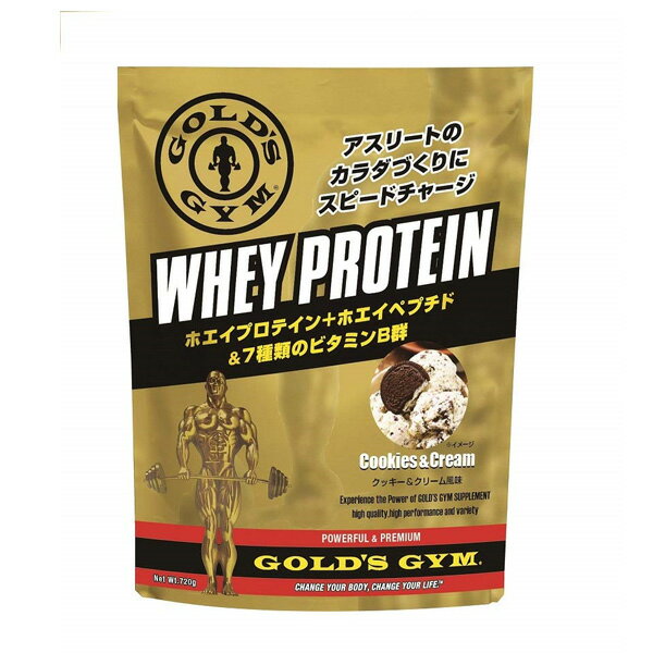 楽天Fitness Online フィットネス市場ホエイプロテイン クッキー＆クリーム風味（1,500g）[GOLD'S GYM_S ゴールドジムサプリ]