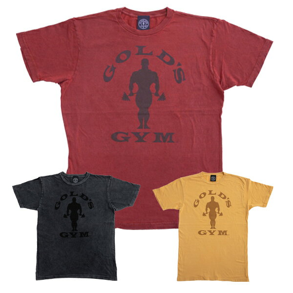 2021 ピグメントダイTシャツ PDT（M・L・XLサイズ）[GOLD'S GYM_W ゴールドジムウェア] 迷彩 ボディビル 筋トレ ※返品・交換不可セール商品