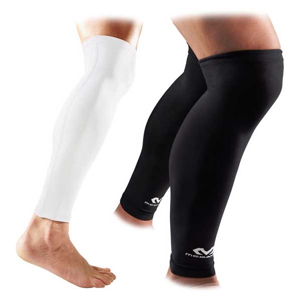 ヒザ ふくらはぎ用サポーター パワーレッグスリーブ ロング 2本入り [McDavid マクダビッド] M6572 バスケットボール サッカー バレーボール 野球 テニス 怪我 サポート 脚 筋肉 疲労 むくみ 軽減 汗ムレ 冷え 抑制 UVカット