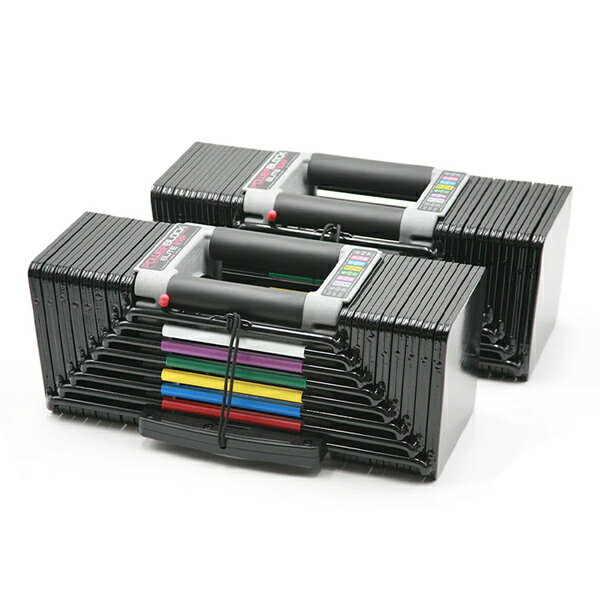 パワーブロック エリート EXP 90lbs(2.3-41kg) [POWER BLOCK] ダンベル トレーニング 筋トレ ホームジ..