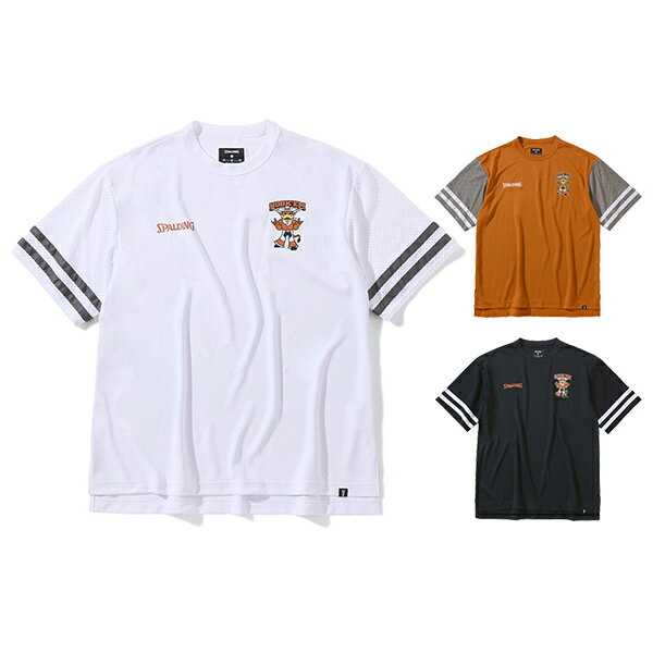 Tシャツ テキサス TEXAS ラインスリーブ（L・XL・XXLサイズ ユニセックス） [SPALDING スポルディング] 【23SS02】バスケウェア ユニセックス バスケットボール 練習 部活 トレーニング ※返品・交換不可セール商品