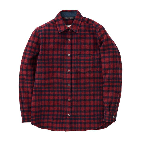 ●アウトドアキャンペーン● ファラロンシャツ WS Farallon Shirt毛七 尾州 リサイクルウール ウールシャツ バックカントリー スキー ミッドレイヤー 真冬 雪山 登山 ライフスタイル ※返品不可※