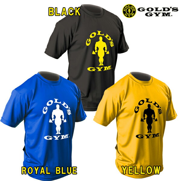 【GGウェアキャンペーン中】EXゴールズドライTシャツ シルエットジョー（M L XL XXLサイズ）トレーニング GOLD 039 S GYM_W ゴールドジムウェア