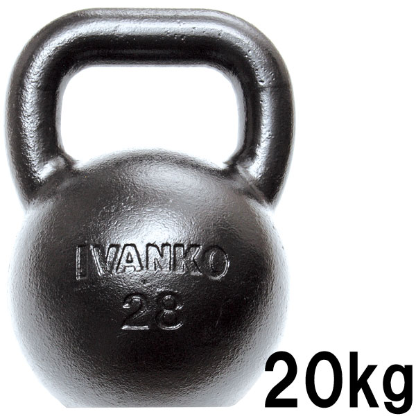 【7月中旬入荷予定】イヴァンコ ケトルベル（20kg）※代引不可※ [IVANKO]