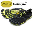 V-Run  Black/Yellow Y [vibram fivefingers rut@CutBK[Y]