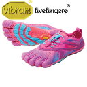 [vibram fivefingers] ビブラムファイブフィンガーズ Women's V-Run（ブイラン）〔Purple/Blue〕（W40/レディース）/送料無料