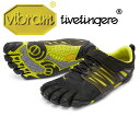 [vibram fivefingers] ビブラムファイブフィンガーズ Men's V-Train（ブイトレイン）〔Black/Green〕（メンズ）/送料無料