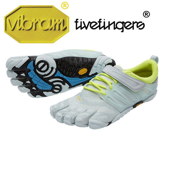 [vibram fivefingers] ビブラムファイブフィンガーズ Women's V-Train（ブイトレイン）〔Pale Blue/Safety Yellow〕（レディース）/送料無料