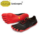 [vibram fivefingers] ビブラムファイブフィンガーズ Men's KSO EVO〔Black/Red〕（メンズ　ケーエスオー エボ）/送料無料