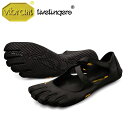 V-SOUL \E Black fB[X [vibram fivefingers rut@CutBK[Y]