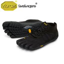 V-TREK gbN Black/Black Y [vibram fivefingers rut@CutBK[Y]