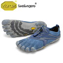 V-Run  Blue/Blue fB[X [vibram fivefingers rut@CutBK[Y] 5{w