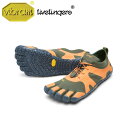 V-ALPHA At@ Military/Orange/Grey Y [vibram fivefingers rut@CutBK[Y]