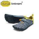 V-TRAIN 2.0 gC Grey/Lime/Black Y [vibram fivefingers rut@CutBK[Y] 5{w ΂Ȃg[jOV[Y xAtbg