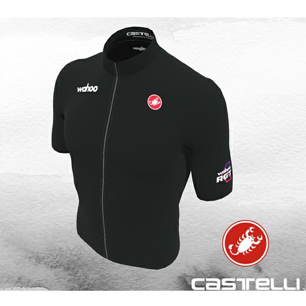 Wahoo x Castelli ジャージ ブラック Jersey ワフー × カステリ コラボ サイクリングジャージ サイクル バイクジャージ / アスリート サイクリスト ローディー トライアスロン ironman 自転車 ロード