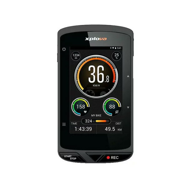 XPLOVA X5 EVO スマートビデオ サイクリングコンピューター GPS カメラ付 [ xplova エクスプローバ ] ..