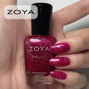 【期間限定クーポン配布中】ZOYA ゾーヤ ゾヤ ネイルカラー ZP1202 VENUS グリッター 15mL ローズ レッド 自爪の為に作られた ネイル 爪にやさしい 自然派 マニキュア ポリッシュ zoya セルフネイル おすすめ ペディキュア