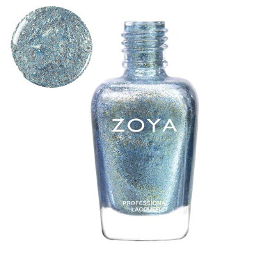【期間限定クーポン配布中】ZOYA ゾーヤ ゾヤ ネイルカラー ZP673 15mL HAZEL ハゼル 自爪 の為に作られた ネイル 爪にやさしい 自然派 マニキュア zoya セルフネイル にもおすすめ グリッター メタリック ブルー ライトブルー ブルーシルバー 夏ネイル 夏カラー
