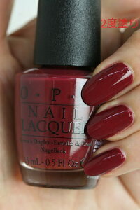 【期間限定クーポン配布中】OPI オーピーアイ NL W64 We the Female Creme ウィー ザ フィーメール opi マニキュア ネイルカラー ネイルポリッシュ セルフネイル 速乾 レッド 赤 ガーネット ワイン マット ボルドー r-red