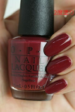 OPI(オーピーアイ) NL W64 We the Female(Creme) (ウィー ザ フィーメール)opi マニキュア ネイルカラー ネイルポリッシュ セルフネイル 速乾 レッド 赤 ガーネット ワイン マット ボルドー