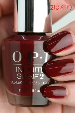 【期間限定クーポン配布中】OPI オーピーアイ INFINITE SHINE インフィニット シャイン IS LW52 Got the Blues for Red Creme ゴット ザ ブルース フォー レッド opi マニキュア ネイルカラー ネイルポリッシュ セルフネイル 速乾 レッド 赤 ボルドー マット