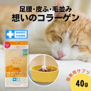 猫用サプリメント ニッピ あしたも遊ぼっ。お試し40g 足腰 皮ふ 毛並み コラーゲン 非必須アミノ酸 日本産 獣医師共同開発 猫用健康補助食品 5kgの猫約1ヶ月分【メール便可（1通につき6点まで）】※定量容器なし