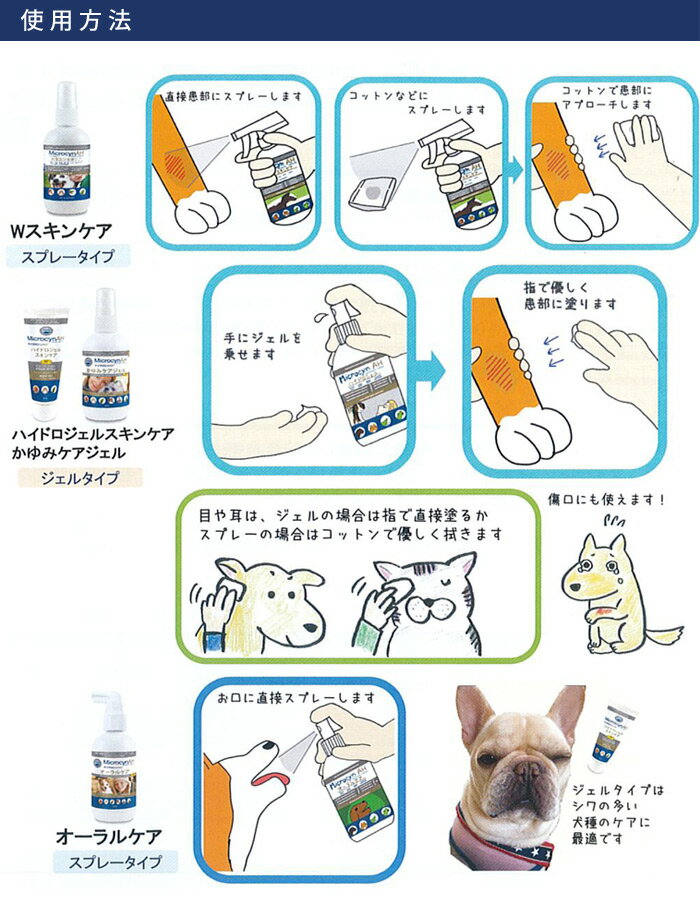 マイクロシンAH　オーラルケア　120ml　ペット用（犬 猫 鳥 うさぎ 小動物 口臭 歯石 歯垢 デンタルケア スプレータイプ オールペット）