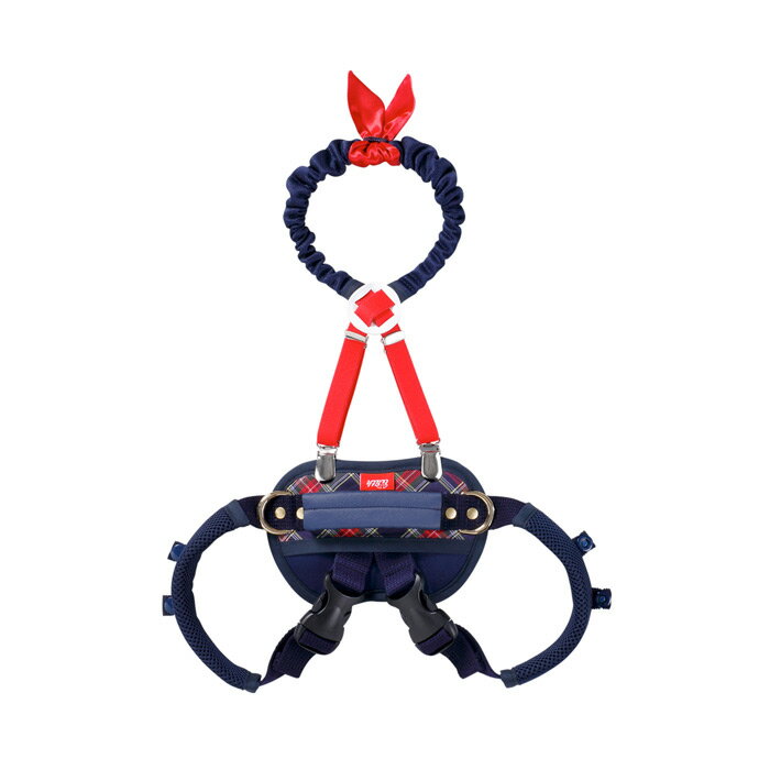 【送料無料・同梱不可】歩行補助ハーネス LaLaWalk ホールド 小型犬用 [チェックカーニバル] 2TE0102-85 高齢犬 シニア 散歩 後ろ足 介護用品 ララウォーク【メーカー直送・後払い不可・キャンセル不可・返品交換不可】