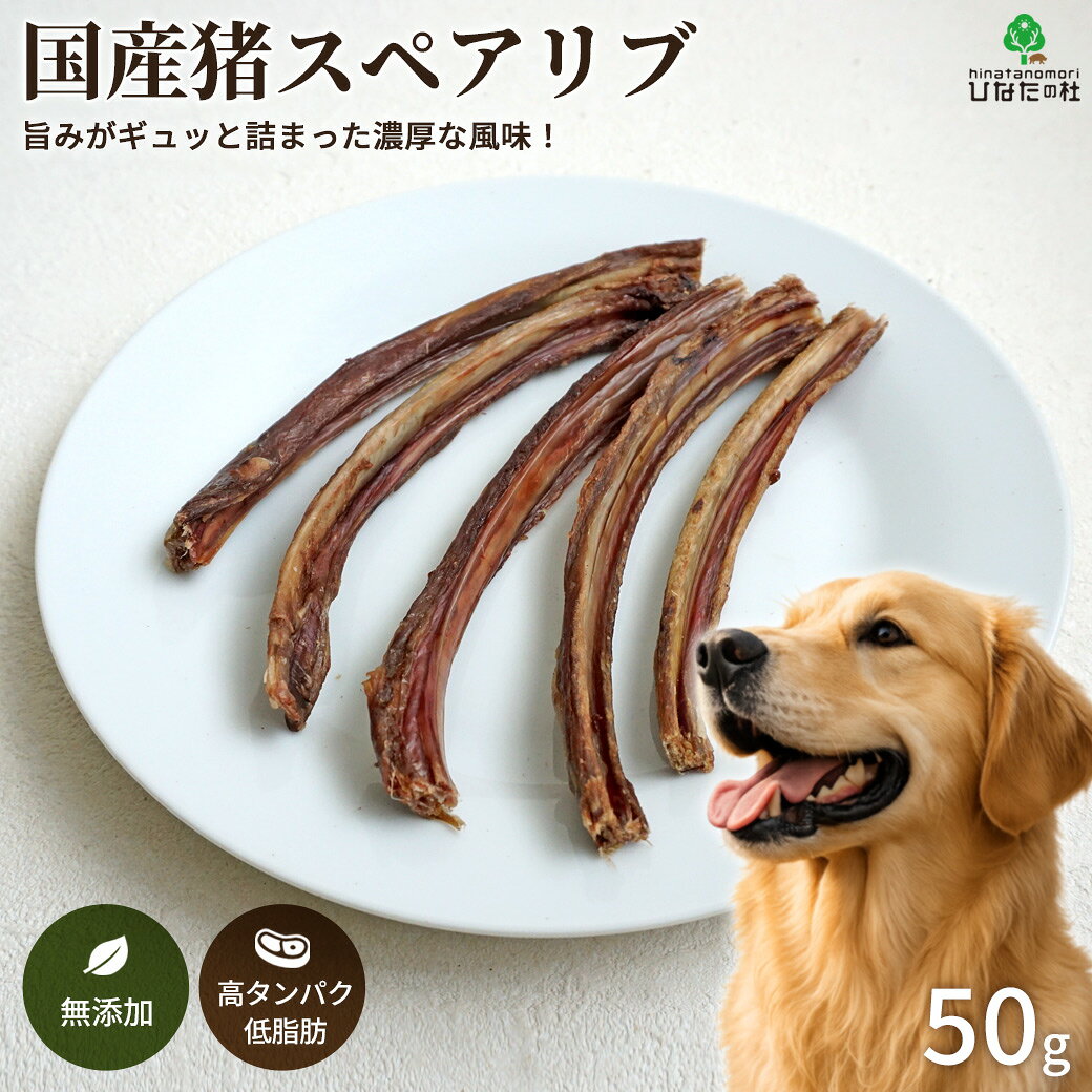 特徴和歌山の野生猪のあばら骨をじっくり丁寧に乾燥させました。愛犬用に低アレルゲンのおやつを探している方や、肥満対策に。愛犬のデンタルケアがわりにもぴったりです。原材料猪肉（和歌山県産）保存方法直射日光、高温多湿を避けて保存してください。開封後は必ず密封して冷蔵庫で保管して、早めにお与えください。加工者紀州ジビエ生産販売企業組合原産国日本注意事項■商品の撮影には最大限注意を払っておりますが、閲覧時のモニター環境によりましては実際の商品と若干違うお色味に映ることもございます。犬おやつ 無添加 国産 猪スペアリブ 50gこのページでは「猪スペアリブ」を販売しています